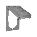 Sigma Electric Electrical Box Cover, 1 Gang, Rectangular, Metal Die-Cast, GFCI, Duplex and Round Receptacle 14146